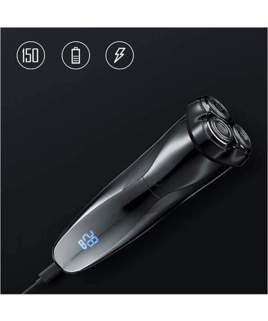 GeRRiT Electric Razor - Waterproof 3D Rechargeable Shaver for Men | Wet & Dry Rotary Shaving with Pop-up Trimmer & LED Display | 150 Mins Battery Life - Buy Online on GoSupps.com