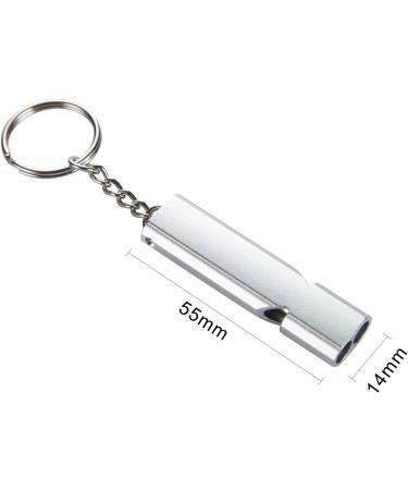 Noopel Emergency Whistles 2 Pack - Loud Safety Whistle for Outdoor Activities - With Lanyard and Keychain - Ideal for Camping, Hiking, Boating, and Rescue Signaling - Buy Online on GoSupps.com
