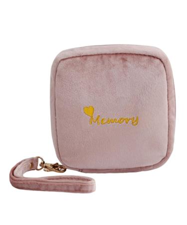 Healeeved 2 STK make -up bag for women tampon disposal bag for female tie bags for menstrual pads women make -up bag period pad patch women bonds portable rosax2stk 13x13x4cmx2pcs