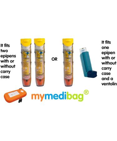 MyMediBag Insulated Hardcase - Double EPIPEN Medication Bag for Allergy & Asthma - Buy Online on GoSupps.com