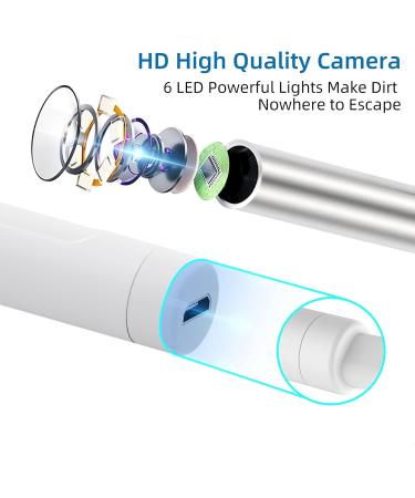 Vitcoco WiFi Ear Cleaner Camera | 5MP HD Otoscope | IP67 Waterproof Ear Endoscope for iPhone iPad & Android - Ear Axle Removal Tool - Buy Online on GoSupps.com
