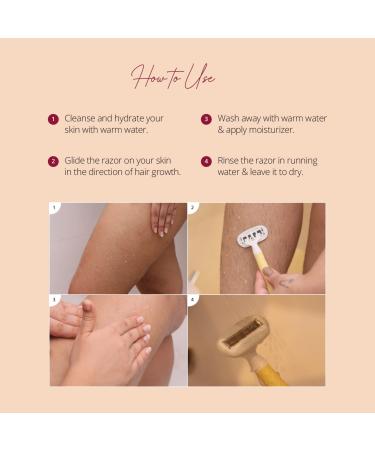 Body Razor for Women - Yellow Daze | 5-Blade Precision & 2-Way Pivot | Slip-Proof Grip | International Shipping Available - Buy Online on GoSupps.com