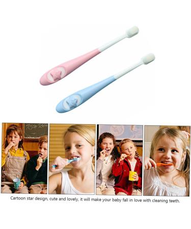 Minkissy 2-Piece Infant Toothbrush Set | Baby Tooth Cleaner Gift | Soft Tooth Brushes for Gentle Oral Care - Buy Online on GoSupps.com