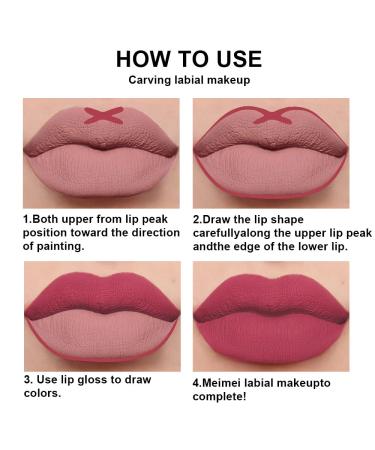 Red Lip Tint Set - BINGBRUSH 2 Colors Liquid Matte Lipstick and Lipliner | Waterproof, 24-Hour Velvet Finish | Nonstick Cup, Pigmented Lip Makeup Gift for Women - Labiales28&29 (0.35 Fl Oz) - Buy Online on GoSupps.com