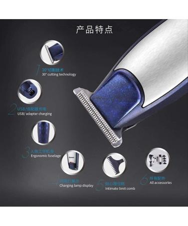 Premium Cordless Hair Clippers for Men - Rechargeable Beard Trimmer & Stainless Steel Electric Haircut Kit - Buy Online on GoSupps.com