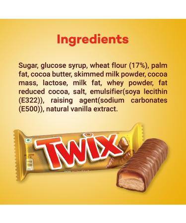 Twix Multi-Pack case (25x2x25g) Delicious Tasty And Twisty Treat Gift Hamper Christmas Birthday Easter Gift - Buy Online on GoSupps.com
