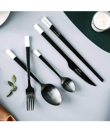 Stainless Steel Cutlery Cutlery Steak Cutlery Set Western Tableware Black - Buy Online on GoSupps.com