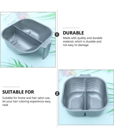 Beaupretty 2sets Baked Oil Two Piece Set Salon Hair Dye Kit Hair Dye Bowl Color Dye Diy Tool Hair Dyeing Mixing Bowl Hair Tint Brushes Hair Salon Bowl Kit Hair Care Abs tpee Headset 17.3x16cm Grey - Buy Online on GoSupps.com