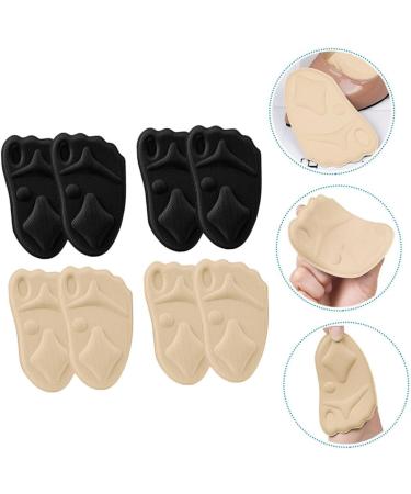 Mobestech 4 Pairs High Heel Insoles | Anti-Slip Forefoot Pads & Reed Diffuser Sticks | Comfortable Shoe Inserts for Foot Care - Buy Online on GoSupps.com
