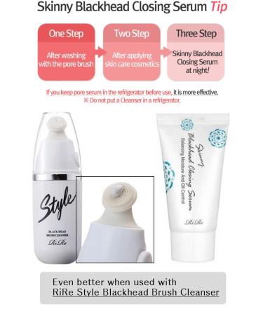 RiRe Women's Skinny Blackhead Closing Serum - 1.35 oz | Best Blackhead Treatment for Clear Skin - Buy Online on GoSupps.com