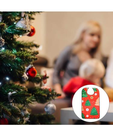 KESYOO Adult Christmas Bib Lovely Tree Pattern Bib Waterproof Bib Old Man Eating Bib for Christmas Holiday Party Supplies - Buy Online on GoSupps.com