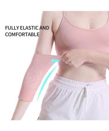 Elbow Support Brace for Men & Women | Compression Sleeve for Tennis & Golfer's Elbow | Pain Relief for Arthritis & Tendonitis - Small Black - Buy Online on GoSupps.com