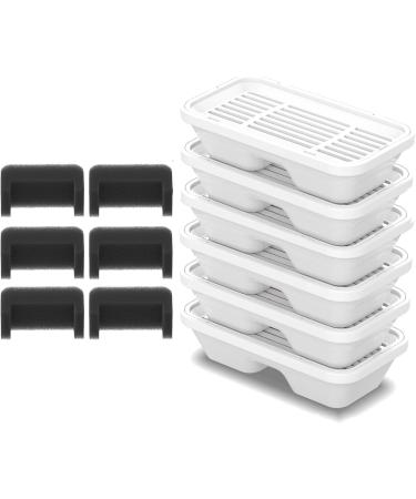  ponges de rechange pour fontaine eau automatique pour chats piles pour animaux domestiques 6 x - Buy Online on GoSupps.com