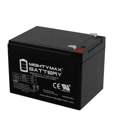 Mighty Max Battery ML12-12 - 12V 12AH F2 Conext 900AVR SLA Battery