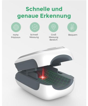 ViaToma Portable Pulse Oximeter - Accurate O2 Oxygen Saturation Measurement with Offline Memory | PO6C - Buy Online on GoSupps.com