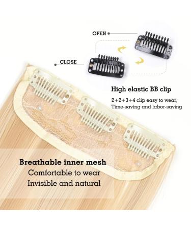 Buy YDDM 20-Inch Clip-In Hair Extensions | Realistic Synthetic Hair Extensions for Women | Affordable & Smooth Full-Head Look - Buy Online on GoSupps.com