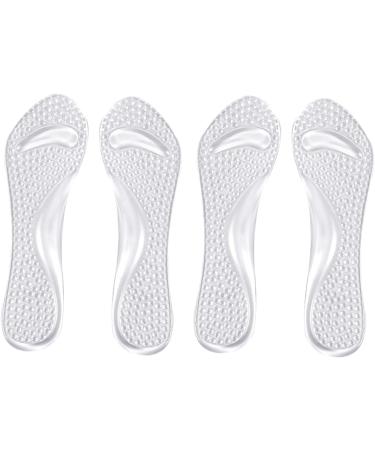 Shop NOLITOY Non-Slip Gel Insoles - 4 Pairs High Heel Cushions & Comfort Shoe Pads for Arch Support - Ideal for Ladies - Buy Online on GoSupps.com