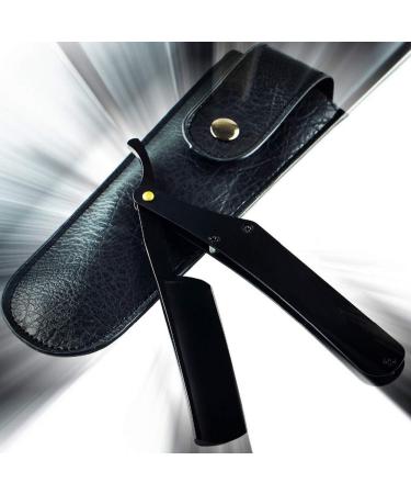 Natha Men's Stainless Steel Razor Knife - Safe Hairdresser Razor for Face & Beard Cutting | Pocket Size - Buy Online on GoSupps.com