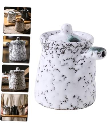 Zerodeko Vinegar Dispenser Soy Sauce Holder 2pcs Seasoning Pot Ceramics Condiment Jar Soy Sauce Bottle Sauce Dispenser Dressing Containers - Buy Online on GoSupps.com