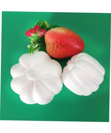Alipis 30 Pcs White Foam Pumpkins for Crafts Fall Decorations for Home Pumpkin Centerpiece Homemade Ornaments Halloween Jack o Pumpkin White Decor Blue Home Decor Vegetable Fake Pumpkin - Buy Online on GoSupps.com
