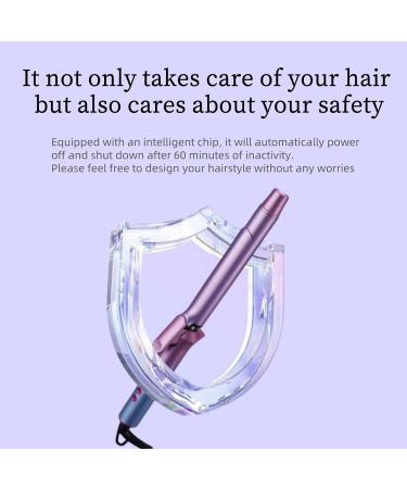 Professional 1 1/4 Inch Curling Iron 13 Gears Clipped Ceramic Barrel Dual Voltage & Auto Off Perfect for Travel - Buy Online on GoSupps.com