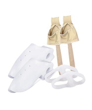 Perfeclan Bale Zeh correction set toe spreader toe spacers protective sleeves tissue valgus relief non-slip bale pads for healthy feet