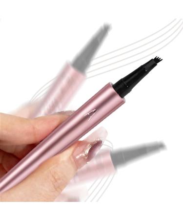 Eyebrow Pencil with 4 Fork Tip Magic Eyebrow Pencil 3D Eyebrow Pen Microblading Brow Pencil Creates Natural Makeup Stay on All Day Create Natural Hair-Like Defined Brows Last All-Day(Dark Brown) - Buy Online on GoSupps.com