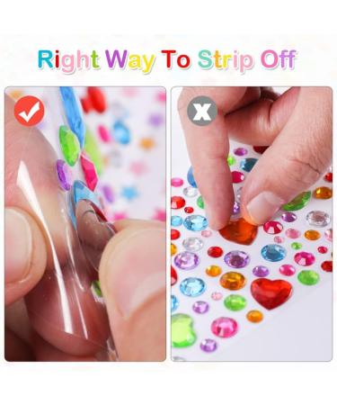 2774pcs Gem Stickers Jewels for Crafts | Self-Adhesive Rhinestone Jewels | Stick-On Gems for Kids | Craft Supplies - Buy Online on GoSupps.com