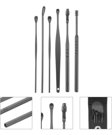 Stainless Steel Ear Cleaning Kit - 4 Sets for Men and Women - Portable and Reusable Ear Wax Remover Tools - Buy Online on GoSupps.com