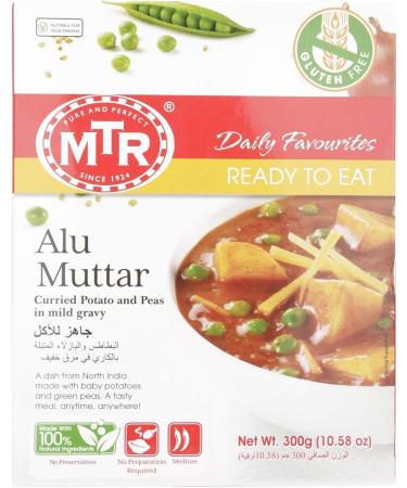 Buy MTR RTE Aloo Mutter Curry 300g - Authentic Indian Ready-to-Eat Meal | Fast International Shipping - Buy Online on GoSupps.com