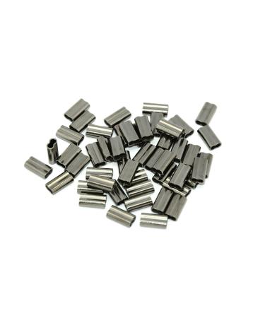 Fishing clamping sleeves copper crimp slope double squeezing sleeves fishing cord tube 200 pieces 1.2mm 0.8mm copper crimping fishing line under 1.2mm can go through for crimping clamping fishing line - Buy Online on GoSupps.com