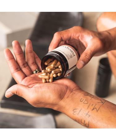 Puresport Mind & Body Mushroom Blend | 60 Capsules | 5 Adaptogenic Mushrooms Lions Mane, Shiitake, Cordyceps, Maitake, Chaga | Nootropic Brain Supplement - Buy Online on GoSupps.com