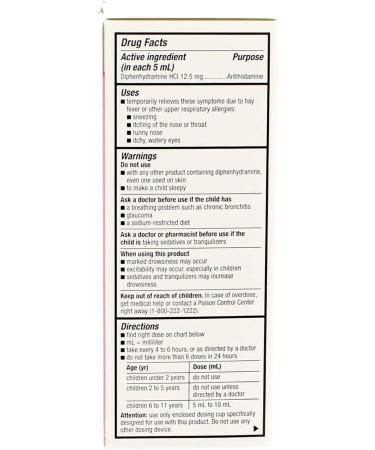 GoodSense Children's Allergy Relief 4oz Oral Solution - Cherry Flavored Antihistamine - Buy Online on GoSupps.com