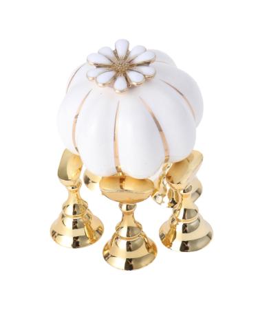 minkissy Nail Art Practice Holder Nail Art Display Stand Nail Art Practice Stands Nail Training Stand Artificial Nail Holder Nail Holder for Press Ons White Plate Pearlescent 5.4x3.5cm White