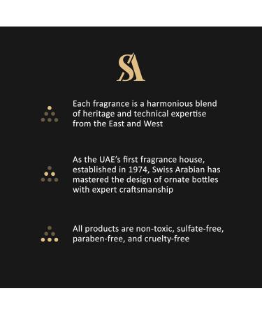 Swiss Arabian Shaghaf Oud - Hair Perfume for Women - Oud Gourmand Fragrance - Hair Mist with Vitamin E - Blend of Saffron Rose and Vanilla - 1.7 oz - Buy Online on GoSupps.com