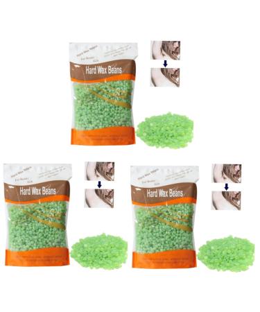 Shop Minkissy Green Depilatory Wax Beans - Pain-Free Hair Removal Resin Beads for Smooth Skin - Buy Online on GoSupps.com