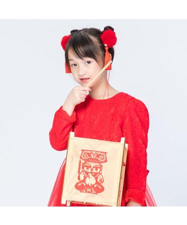 FOMIYES 15 Pairs Tassel Hair Ball Hair Clip Chinese Hair Accessories for Girls Kid Hair Accessories Barrettes for Baby Girls Pompom Hair Clips Artificial Fur The Flowers Hairpin Red Child - Buy Online on GoSupps.com