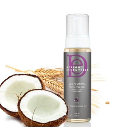 Design Essentials Compositions Foaming Wrap Lotion for Relaxed & Natural Hair 7.5 Ounce - Buy Online on GoSupps.com