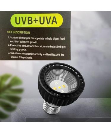 Qeeheng Turtle Heat Lamp - UVA & UVB Basking Light for Turtles Reptiles & Amphibians | Pet Heater Lamp 5.0 - Buy Online on GoSupps.com