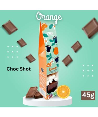 Gnaw Hot Choc Shot MarshMallows Pick N Mix - Choose From 3+ Flavours | Rocky Road Caramel Orange Hazelnut Praline - Pack of 4 x 45g 45 g (Pack of 4) - Buy Online on GoSupps.com