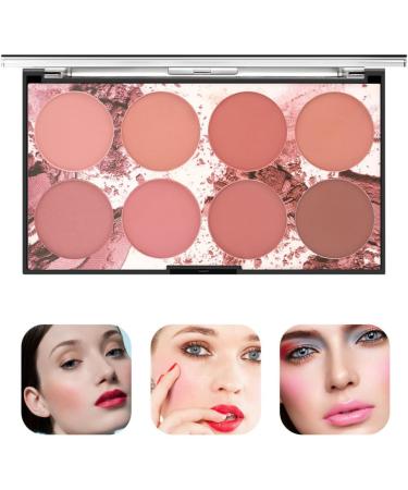 Blush Palette Makeup Blush Cream Palette Face Powder Blusher with 8 Blush 42G 8 Colors Blusher - Buy Online on GoSupps.com