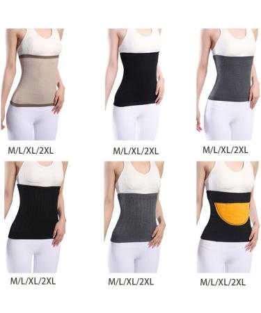 Ioiuskku Kashmir G rtel - Stylish Comfortable & Breathable Wool Belt for Back Support - XL Black Brushed - Buy Online on GoSupps.com