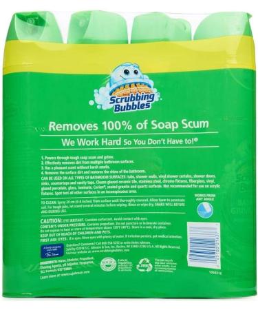 Scrubbing Bubbles 39572 Dow Bathroom Cleaner 25oz (Pack of 4) - Fresh Citrus Scent - Buy Online on GoSupps.com