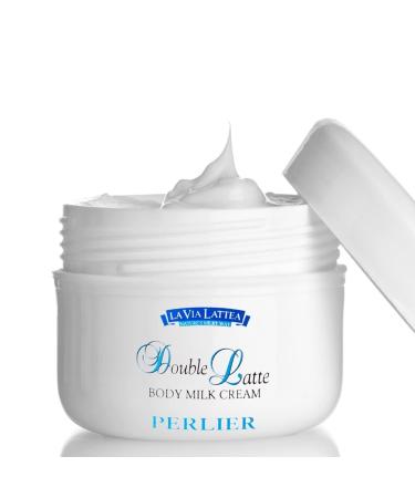 Perlier Double Latte Body Milk Cream for Sensitive Skin 6.7oz | Gentle Moisturizer - Buy Online on GoSupps.com