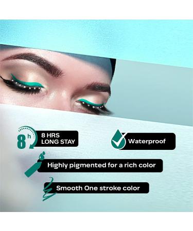 FACESCANADA Longwear Eye Pencil - Waterproof, Smudge Proof, Intense Color - Teal (Green) - 0.04 Oz - Buy Online on GoSupps.com