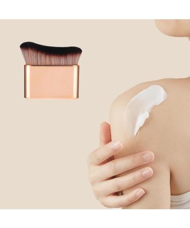 Tanning Brush Self Tan Brush Portable Face & Body Brush Self Tan Applicator for Tanners Mousse Kabuki Foundation Brush Rose Gold - Buy Online on GoSupps.com