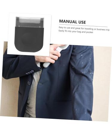 Healeved Mini Lint Remover | Manual Clothes Hair Ball Trimmer & Sweater Shaver - Black Medium | Perfect for International Shipping - Buy Online on GoSupps.com
