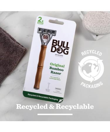 Bulldog Skincare Original Bamboo Razor - Premium Sustainable Grooming Tool - Buy Online on GoSupps.com
