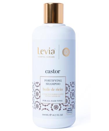 Levia | Fortifying Shampoo with Castor Oil | Strengthens and Stimulates Hair Growth | Fights Breakage | Promotes Hair Growth | For all hair types | 500ml
