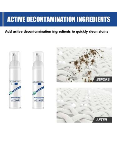 Dry Foam Cleaner 2023 New Dry Foam Cleaner Stain Remover Instant Oil Stain Remover Spray for Clothes All-Purpose Cleaner Rinse-Free for Clothes Fabric Upholstery Car (3 PCS) - Buy Online on GoSupps.com